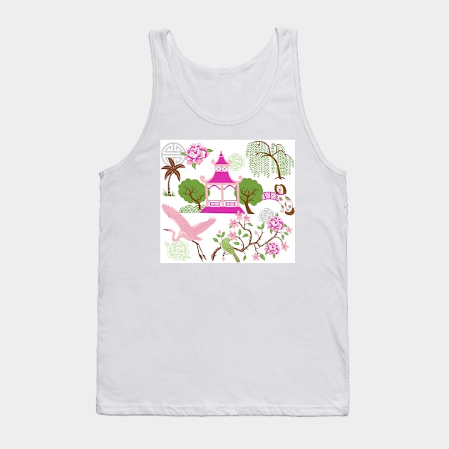 Peaceful Garden Tank Top by Ruby Ritz